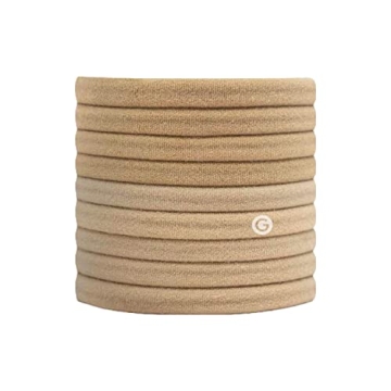 Gimme Beauty - Fine Hair Ties - Blondie - Seamless, No Break Microfiber Elastic Hair Ties - Firm Yet...
