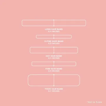 Gimme Beauty Fine Hair Ties - Seamless, Soft Elastic for Any Occasion