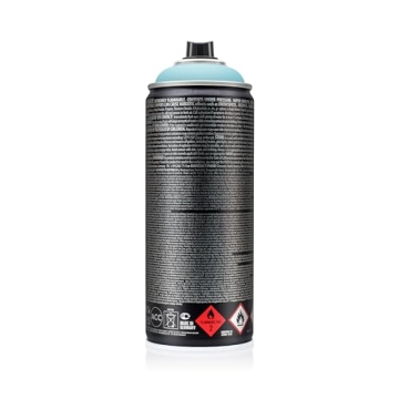 Montana BLACK True Cyan Spray Paint 400ml - Matte Finish