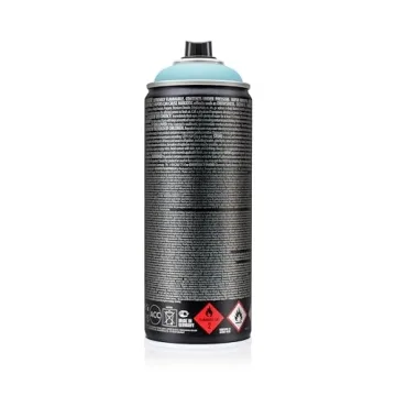 Montana BLACK True Cyan Spray Paint 400ml - Matte Finish