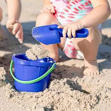 Spielstabil Small Sand Scoop Beach Toy (One Shovel Included - Colors Vary) - Made in Germany…