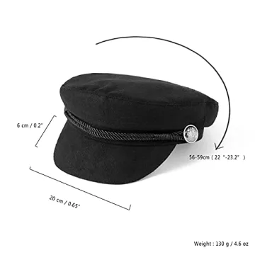 Chic SIYWINA Women's Newsboy Cap for Winter Fashion