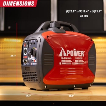 A-iPower SUA2000iD Quiet Dual Fuel Portable Generator Overview