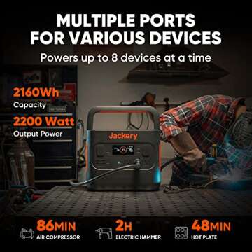 Jackery Solar Generator 2000 PRO Clean Power for Home Backup