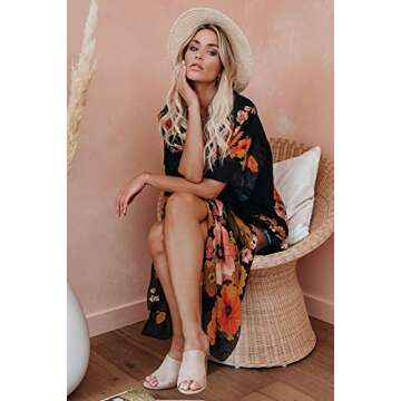 Stylish Lightweight Chiffon Kimono Cardigan for Women