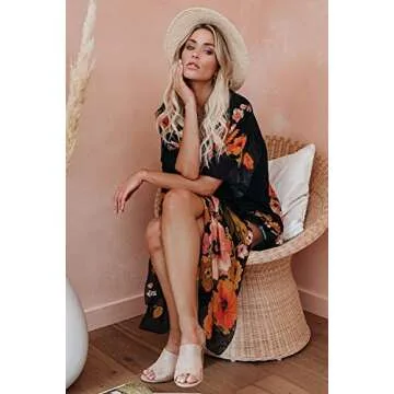 Stylish Lightweight Chiffon Kimono Cardigan for Women