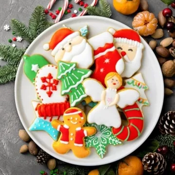 Christmas Cookie Cutters Set - 12 Pieces Stainless Steel in Festive Holiday Shapes