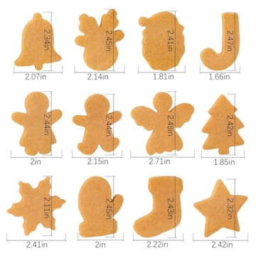 Christmas Cookie Cutters Set - Fun Holiday Baking Shapes