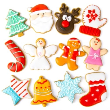 Christmas Cookie Cutters Set - Fun Holiday Baking Shapes