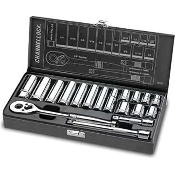Channellock 38181 3/8" Drive Standard Socket Set