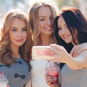 Weewooday 6 Pieces Phone Grip Holder Cell Phone Grip Strap Telescopic Finger Strap Stand Universal Finger Kickstand for Most Smartphones(Bright Colors)