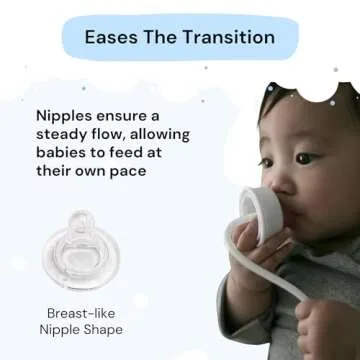 Innovative Hands-Free Baby Bottle for Infants 9 oz
