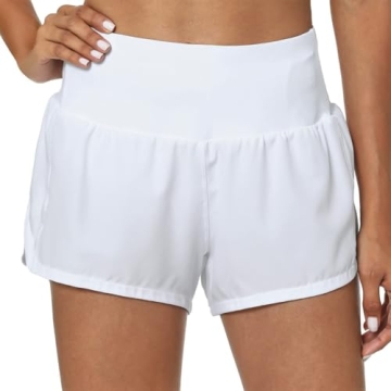 GYM RAINBOW Women's High Waisted Athletic Shorts