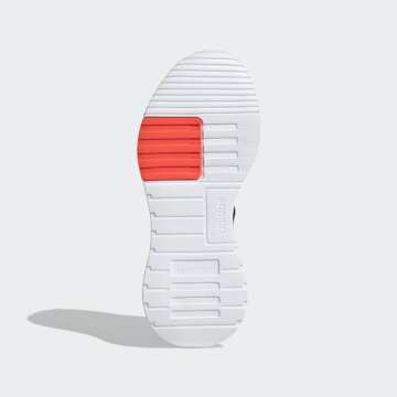 adidas Unisex-Child Racer TR21 Running Shoe, Black/Cloud White/Sonic Ink, 3 Little Kid