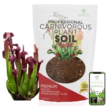 Professional Carnivorous Plant Soil | Large 2.2 Quarts Ready to Use for Venus Flytraps, Sundews, Pit...