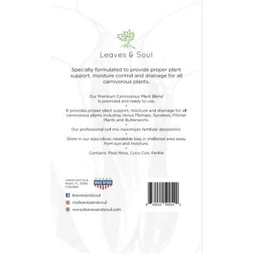 Professional Carnivorous Plant Soil 2.2 Quarts Ready to Use