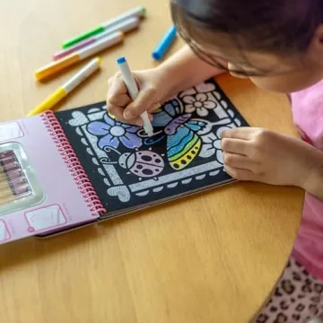 Melissa & Doug Color by Numbers & Magic Velvet 3-Pack