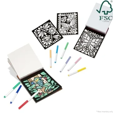 Melissa & Doug Color by Numbers & Magic Velvet 3-Pack