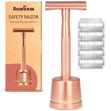 Bambaw Double Edge Safety Razor - Sustainable Rose Gold Women's Razor