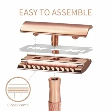 Bambaw Double Edge Safety Razor - Sustainable Rose Gold Women's Razor