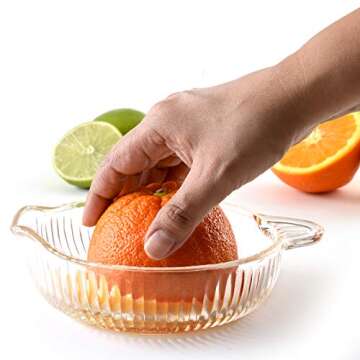 Norpro Glass Citrus Juicer - Fresh Juice Made Easy