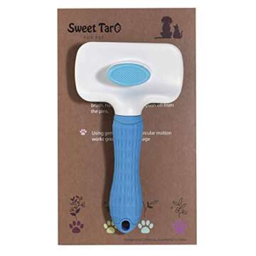 Sweet Taro Pet Grooming Brush - Ideal for Reducing Shedding