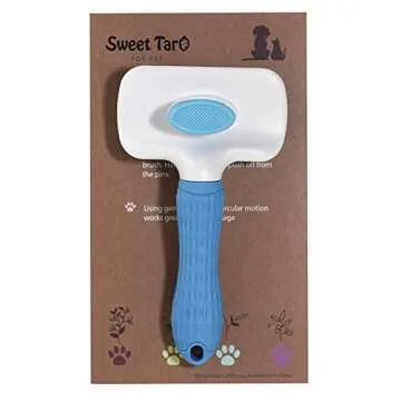 Sweet Taro Pet Grooming Brush - Ideal for Reducing Shedding