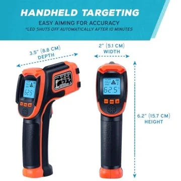 KIZEN Infrared Thermometer Gun for Home and Cooking