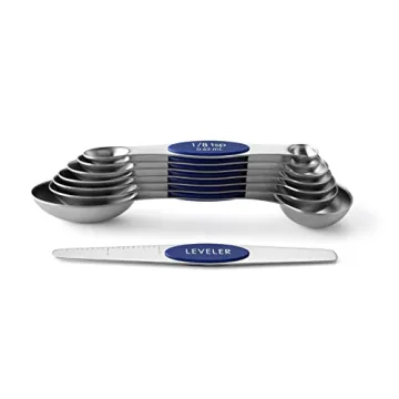 Magnetic Stainless Steel Measuring Spoons Set for Cooking