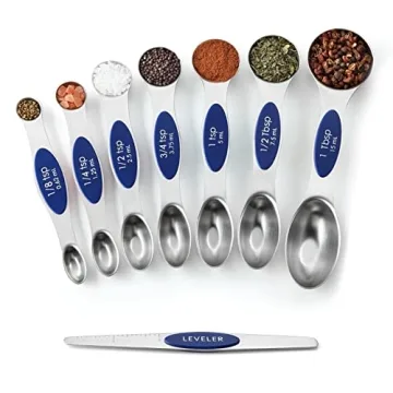 Magnetic Stainless Steel Measuring Spoons Set for Cooking