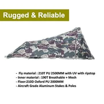Ridgeback One Person Tent - Rugged and Waterproof Camping Gear