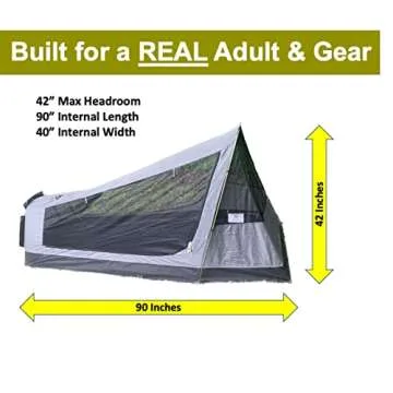 Ridgeback One Person Tent - Rugged and Waterproof Camping Gear