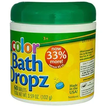 Crayola Bath Dropz - Colorful Fun for Kids' Bath Time