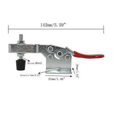 XRPAOWA Toggle Clamp 201B Heavy Duty 198Lbs Capacity