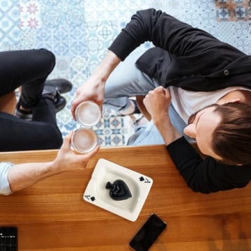 Unique Ace of Spades Ceramic Ashtray for Smokers