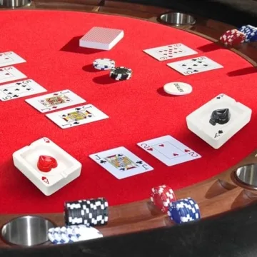 Unique Ace of Spades Ceramic Ashtray for Smokers