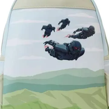 Loungefly The Mandalorian Grogu Stone Glow in the Dark Mini-Backpack, Amazon Exclusive