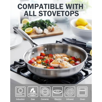 Cooks Standard Multi-Ply Frying Pan Stainless Steel 10 Inch