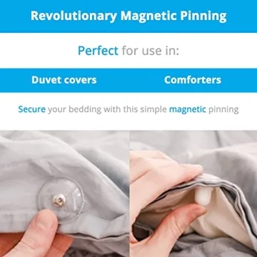 Magnetic Duvet Clips Secure Bedding Easy Removal Pinion Pins