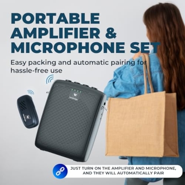 WinBridge 15W Wireless Voice Amplifier with Mic