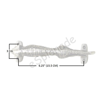 eSplanade - 7.5" Jaguar/Tiger - Brass Door Handle | Home Decor | Door Decor | Door Pull | Door Accessories | Door Handle Set of 2