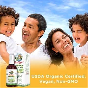 Organic Probiotic Spray for Skin & Gut Health - Vegan, Non-GMO