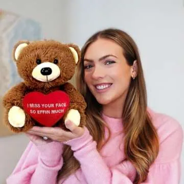 I Miss Your Face Plush Gift Teddy Bear - Funny & Cute