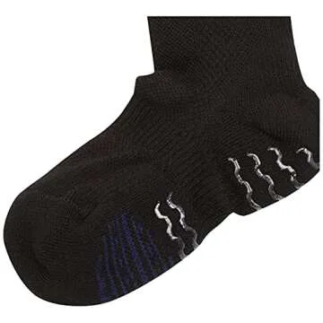 Bloch Women's BlochSox Ballet Flat, Black Knit, Large