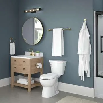 Franklin Brass Adjustable Towel Bar Satin Gold 15.5-29 in