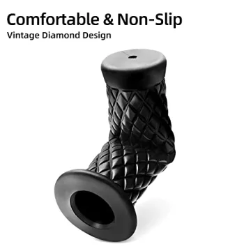 Surpassme Motorcycle Grips for Comfort and Control in Black