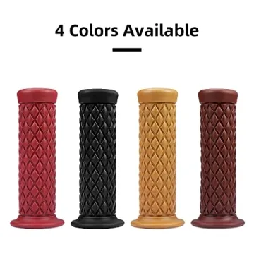 Surpassme Motorcycle Grips for Comfort and Control in Black