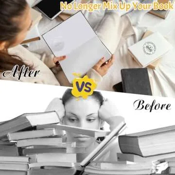 HJX Personalized Book Embosser - Custom Library Stamp