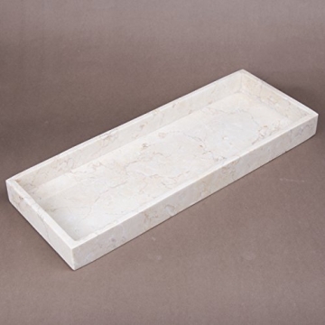 Natural Champagne Marble Vanity Tray for Stylish Organization