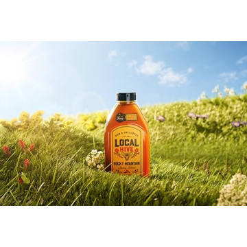 Rocky Mountain Raw Unfiltered Honey Pure Natural 32oz